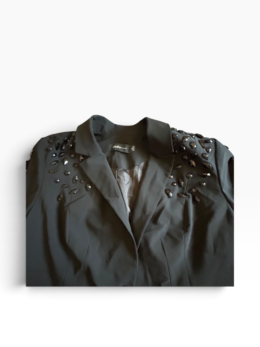 torrid Black Beaded Shoulder Blazer - Picture 3 of 8